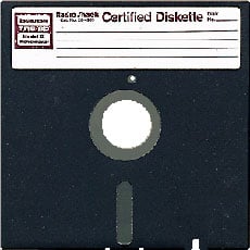How to write on floppy disks