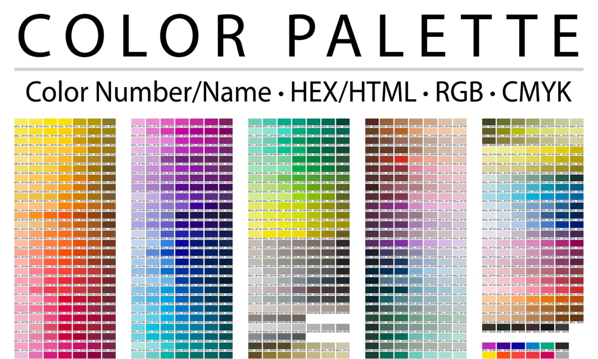 Printable Color Chart With Hex Values Color Chart Chart Reference Chart The Best Porn Website