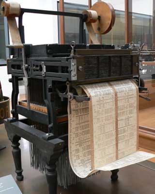 Jacquard Loom invented by the Frenchman Joseph Marie Jacquard