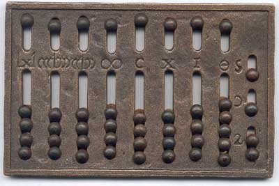 A roman abacus