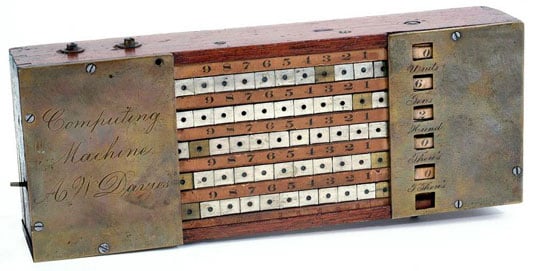 Alexander Davies Adding Machine