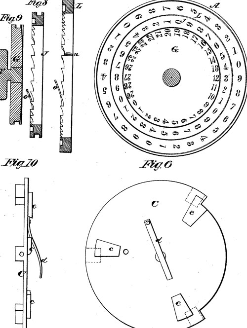 The patent drawing of Henry House