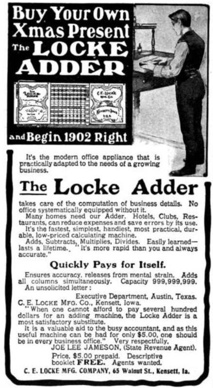 The Locke Adder