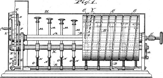 The patent drawing of Albert Stettner US patent