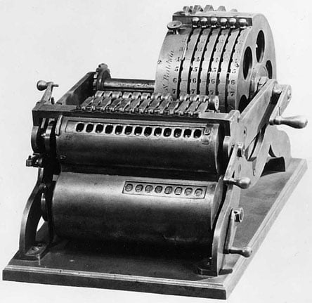 The first pin-wheel machine of Frank Baldwin