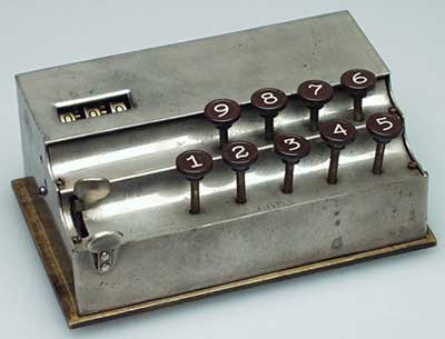 Madden Adding Machine from 1887