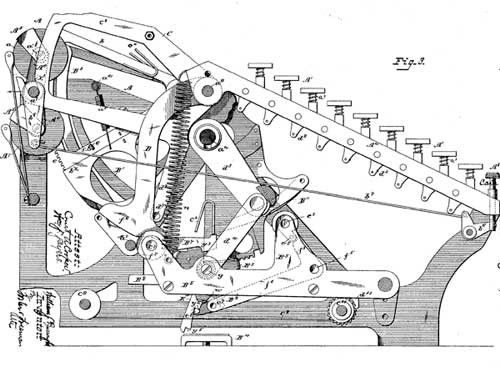 The first patent of Burroughs