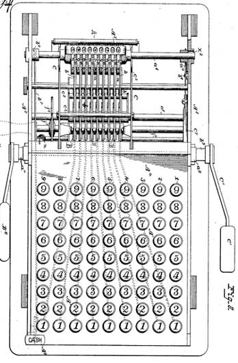 The first patent of Burroughs