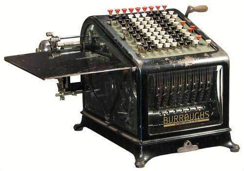 Burroughs Adding Machine, Class 1, Model 9