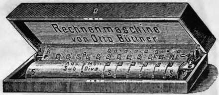 A calculating machine of Büttner