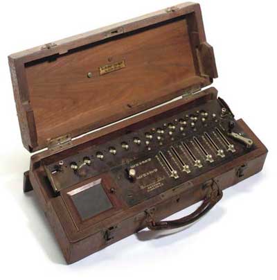 A portable model of Saxonia calculating machine