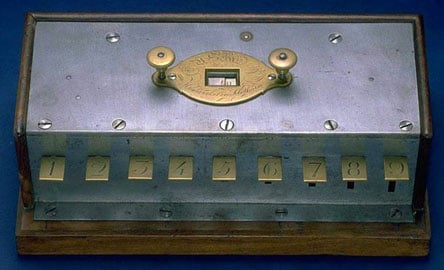 The calculating machine of Victor Schilt