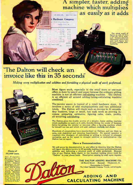 Dalton Adding Machine