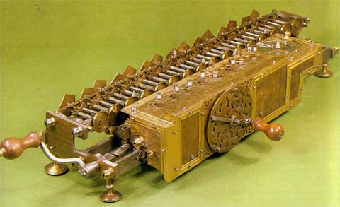 A replica of the Stepped Reckoner of Gottfried Wilhelm Leibniz