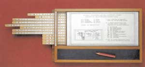 Schickard's instrument for astronomy calculations