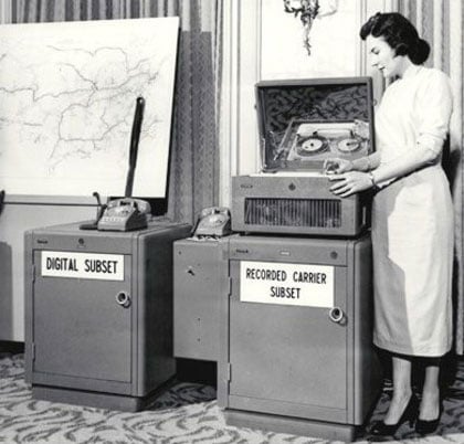 computer modem 1950s