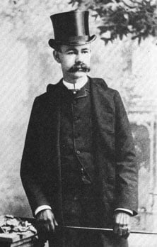 Herman Hollerith in 1880 black and white image