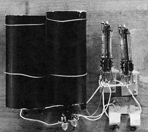 A George Stibitz circuit set-up 