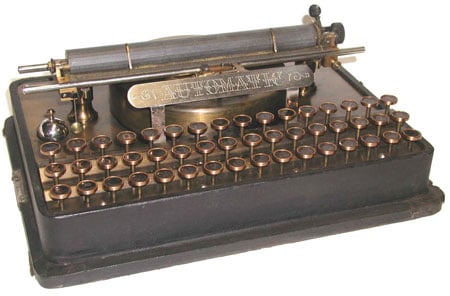 Automatic Typewriter of Emery Hamilton