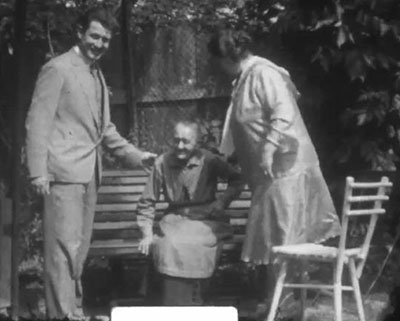 Curt Herzstark with his mother and grandmother