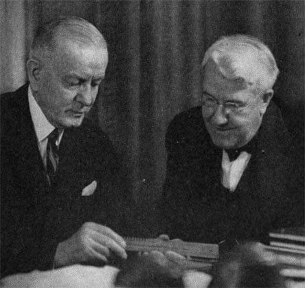 Frederick Fuller and Thomas J. Watson, the chairman of IBM