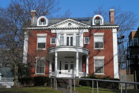 The 1898 house of Gilbert Warren Chapin on Farmington Avenue in Hartford, CN