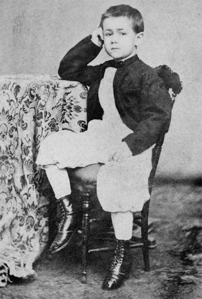 Herman Hollerith as a child in late 1860s