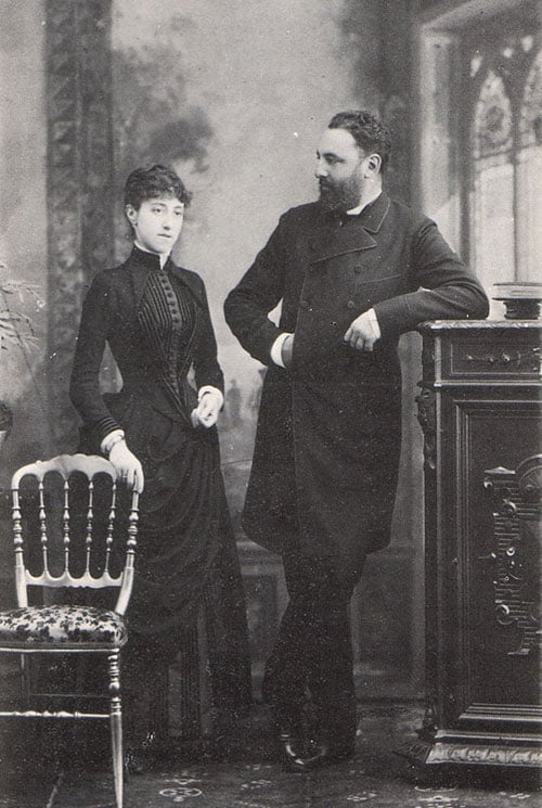 Leonardo Torres and his wife Luz Polanco y Navarro