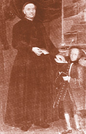 The Jesuit Father Girolamo Bonesi and Alessandro Volta in middle 1750s