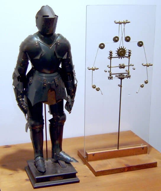 Leonardo's humanoid robot.