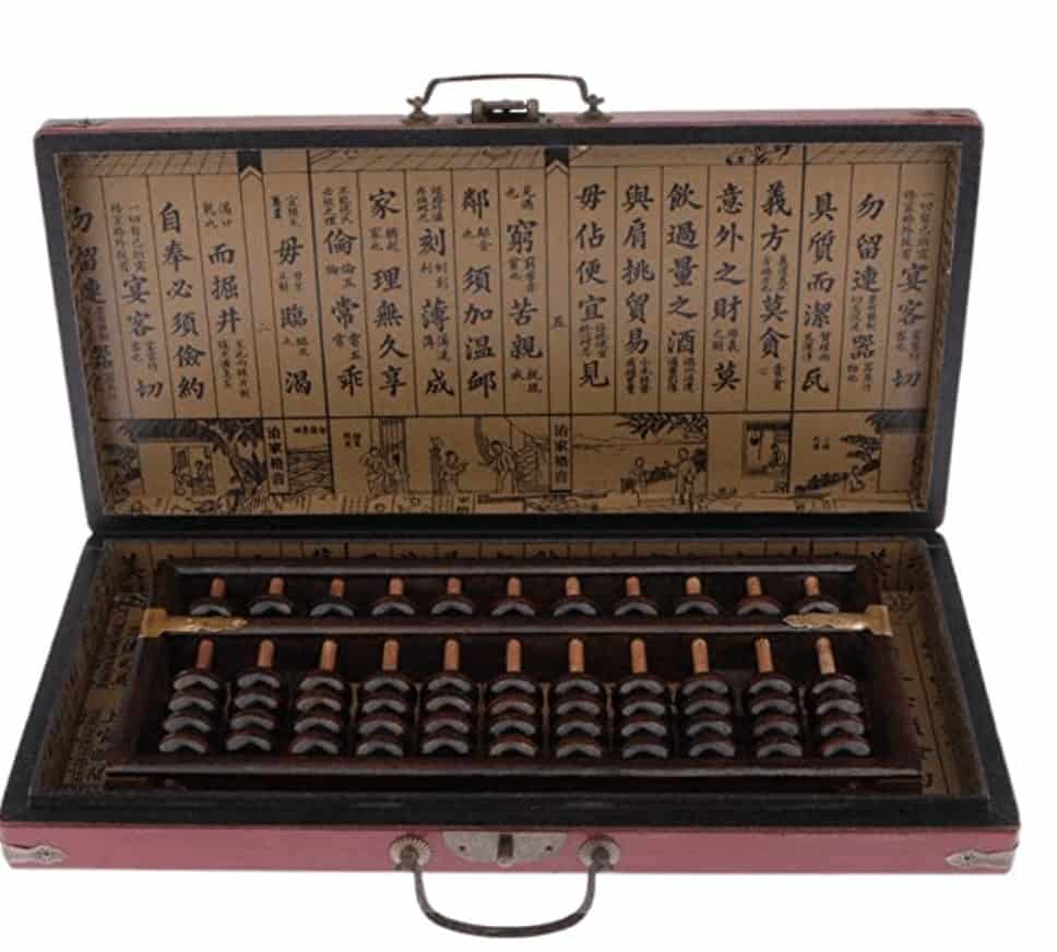 vintage-style abacus