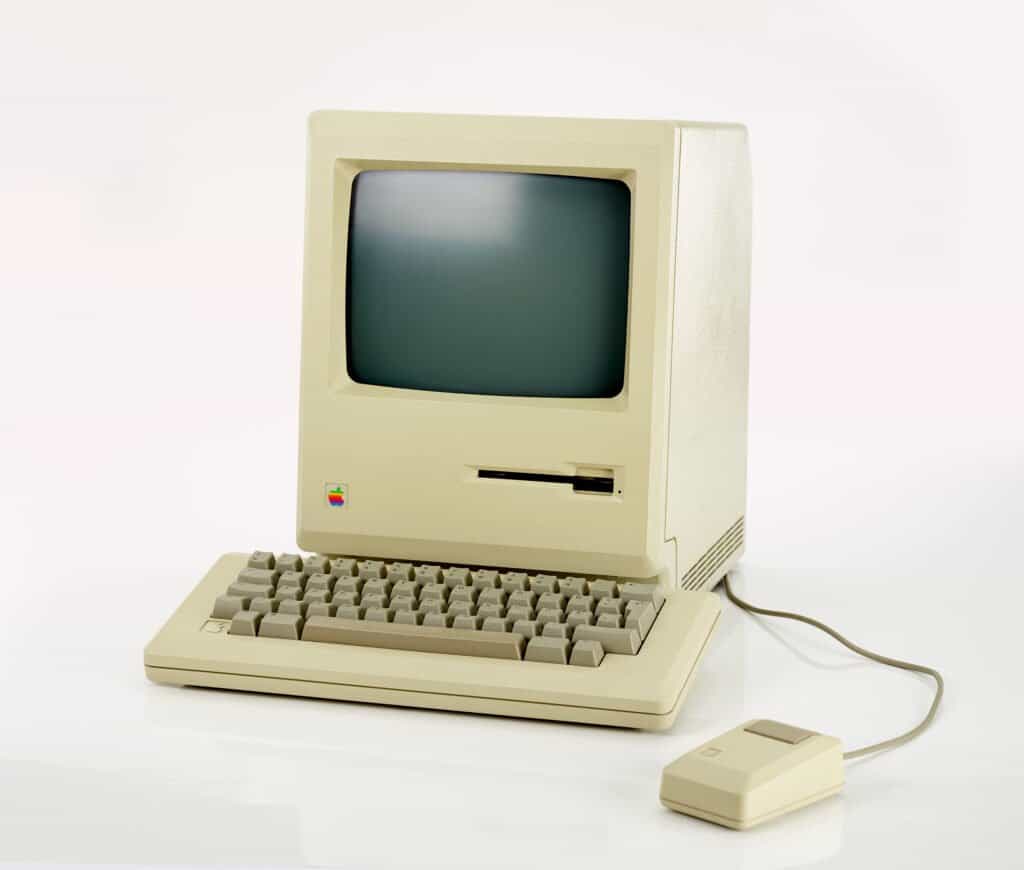 The first Macintosh computer