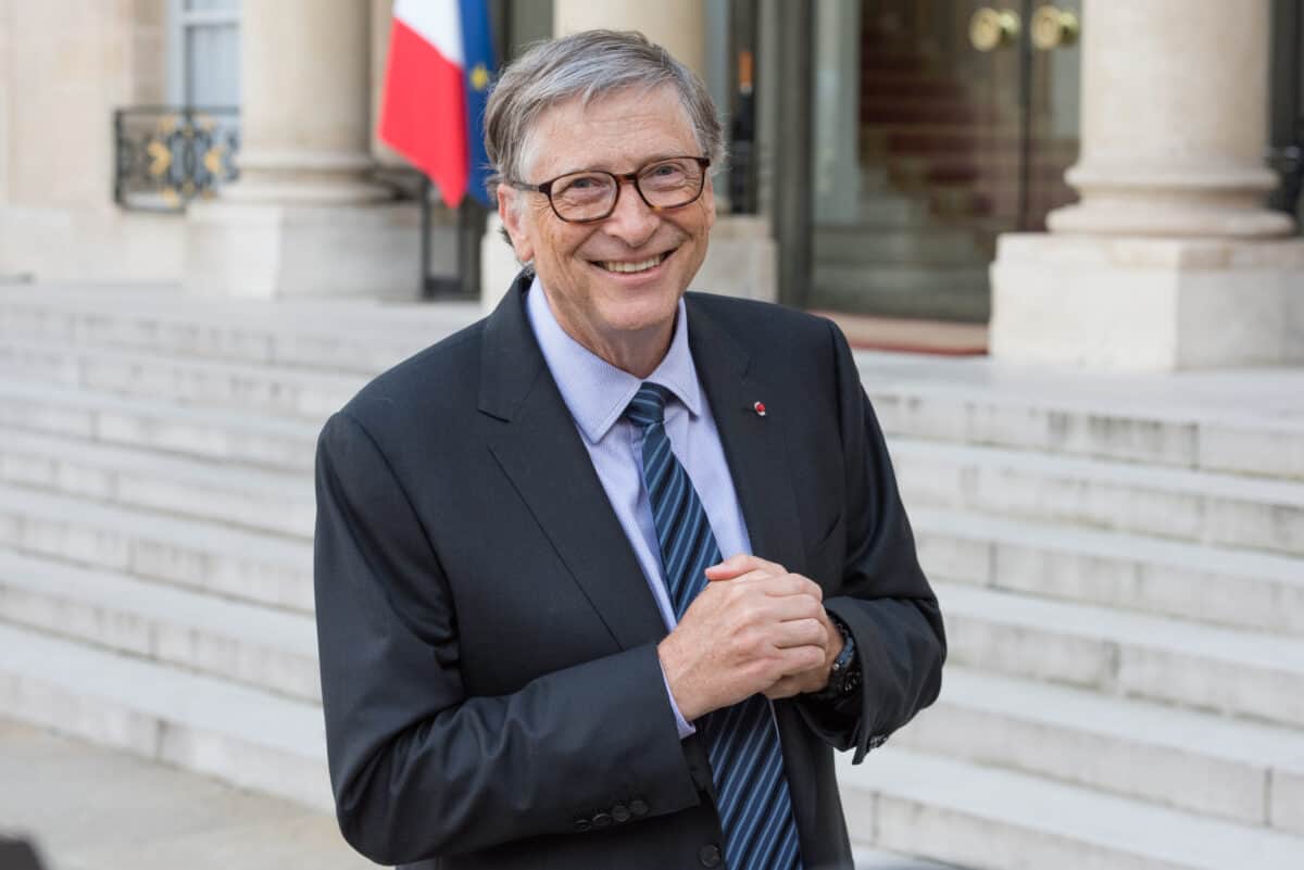 Bill Gates color portrait