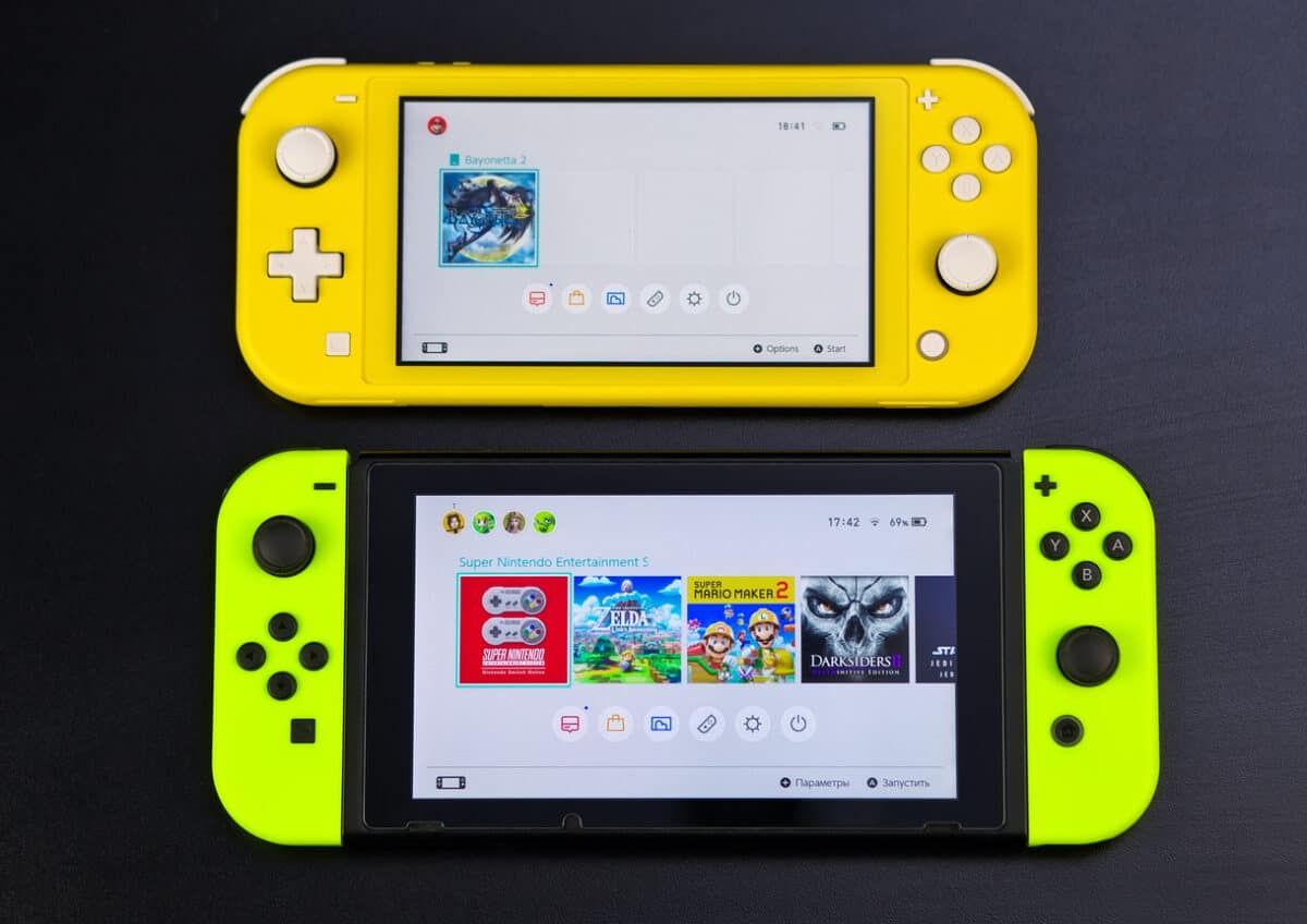 Switch lite vs Switch