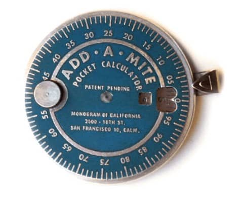 Add-A-Mite Pocket Calculating Device