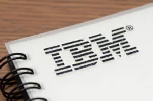 IBM on notebook