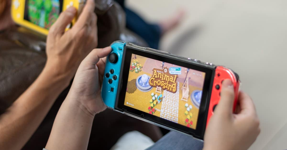 Nintendo Switch - playing game