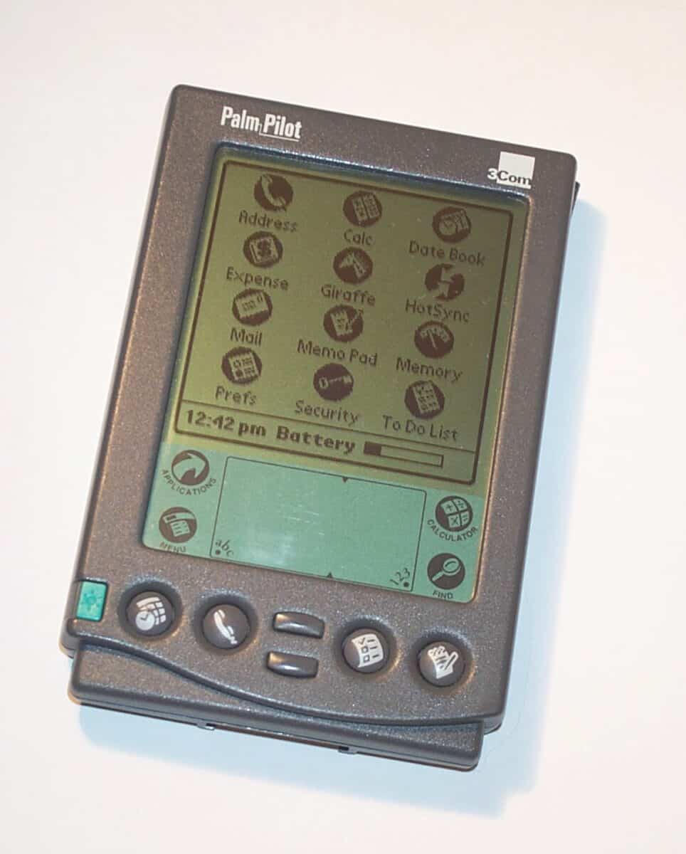 first palm pilot phone