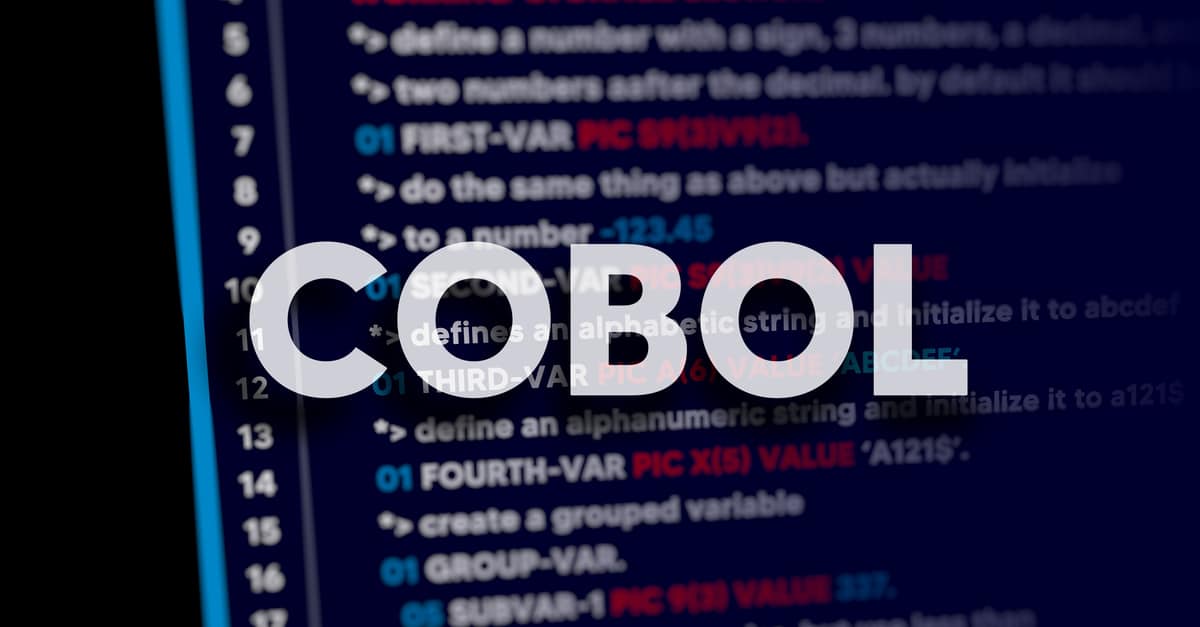 COBOL codeCOBOL programming language