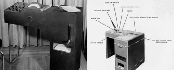 IBM 805 Test Scoring Machine, announced in 1937