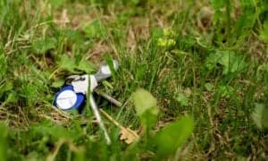 key finder in grass
