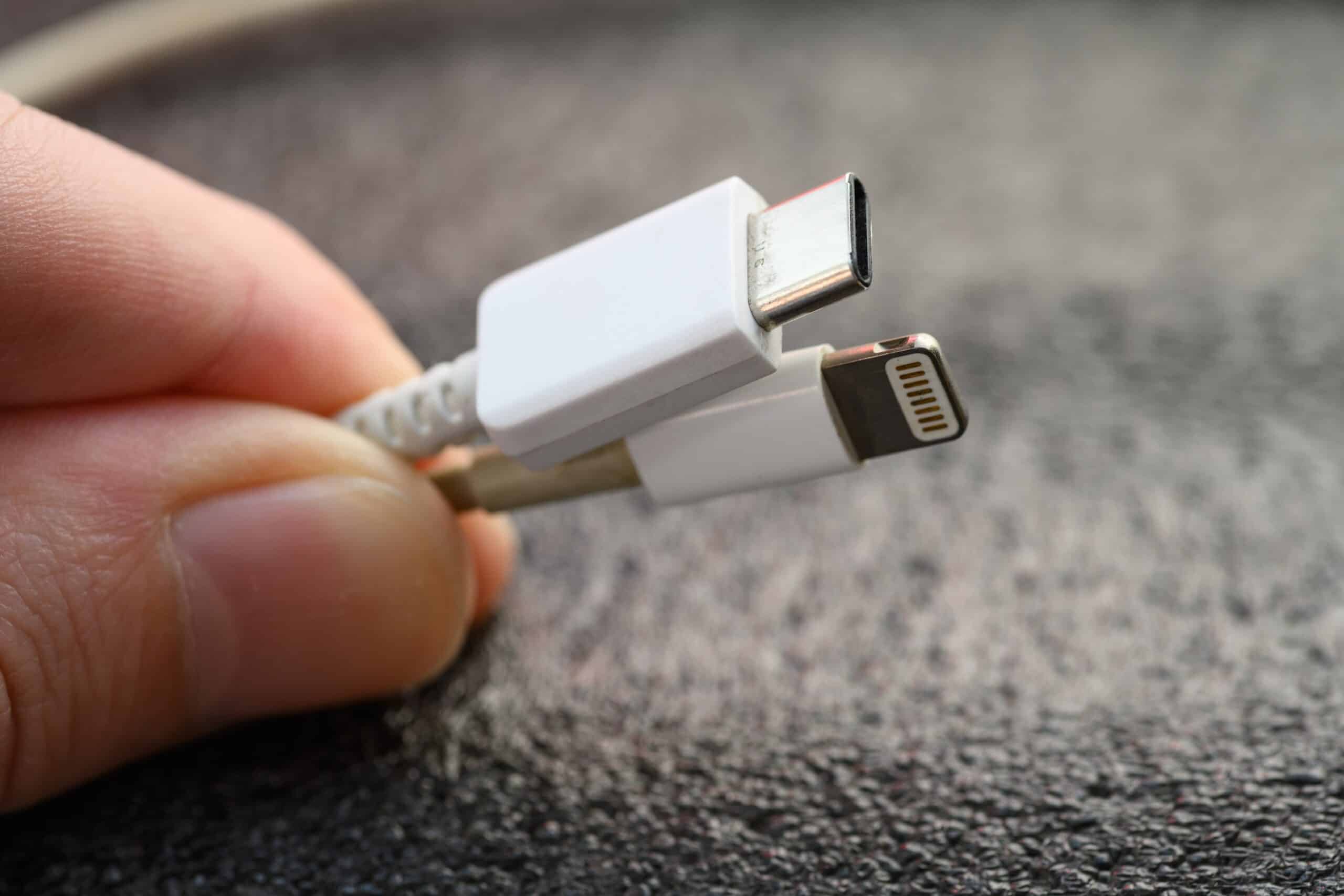up close image of a USB-C-cable