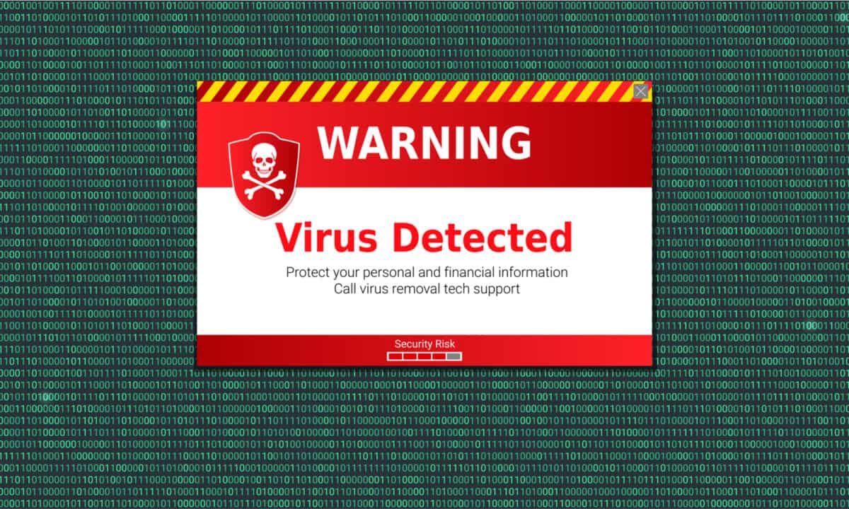 virus warning