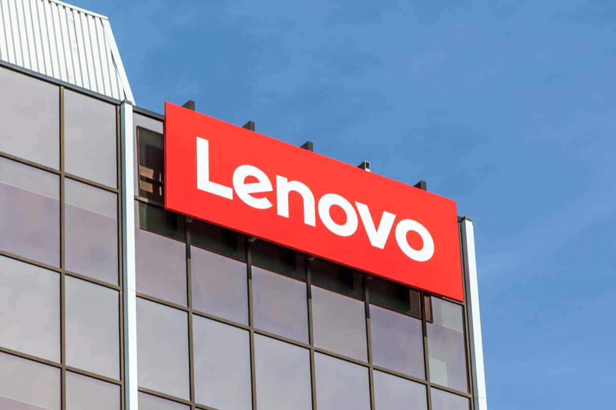 Lenovo company logo.