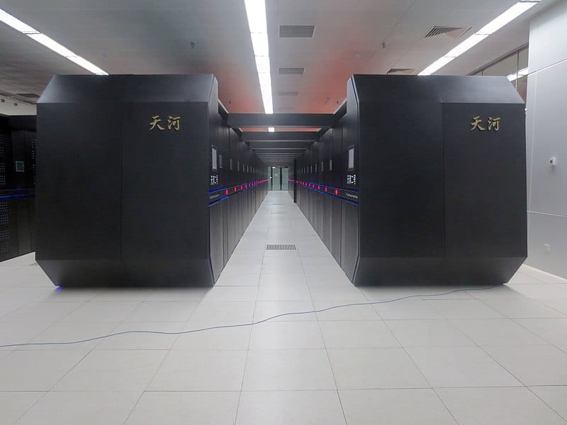 Tianhe-2 in the national supercomputer center in Guangzhou