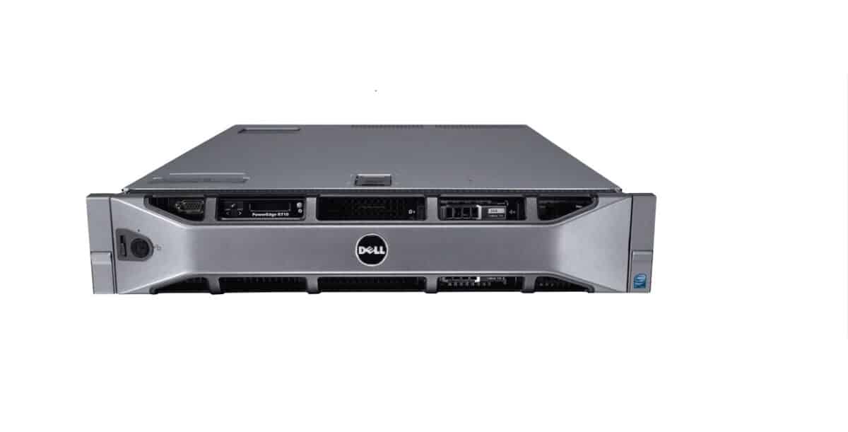 frontside of a dell poweredge r710
