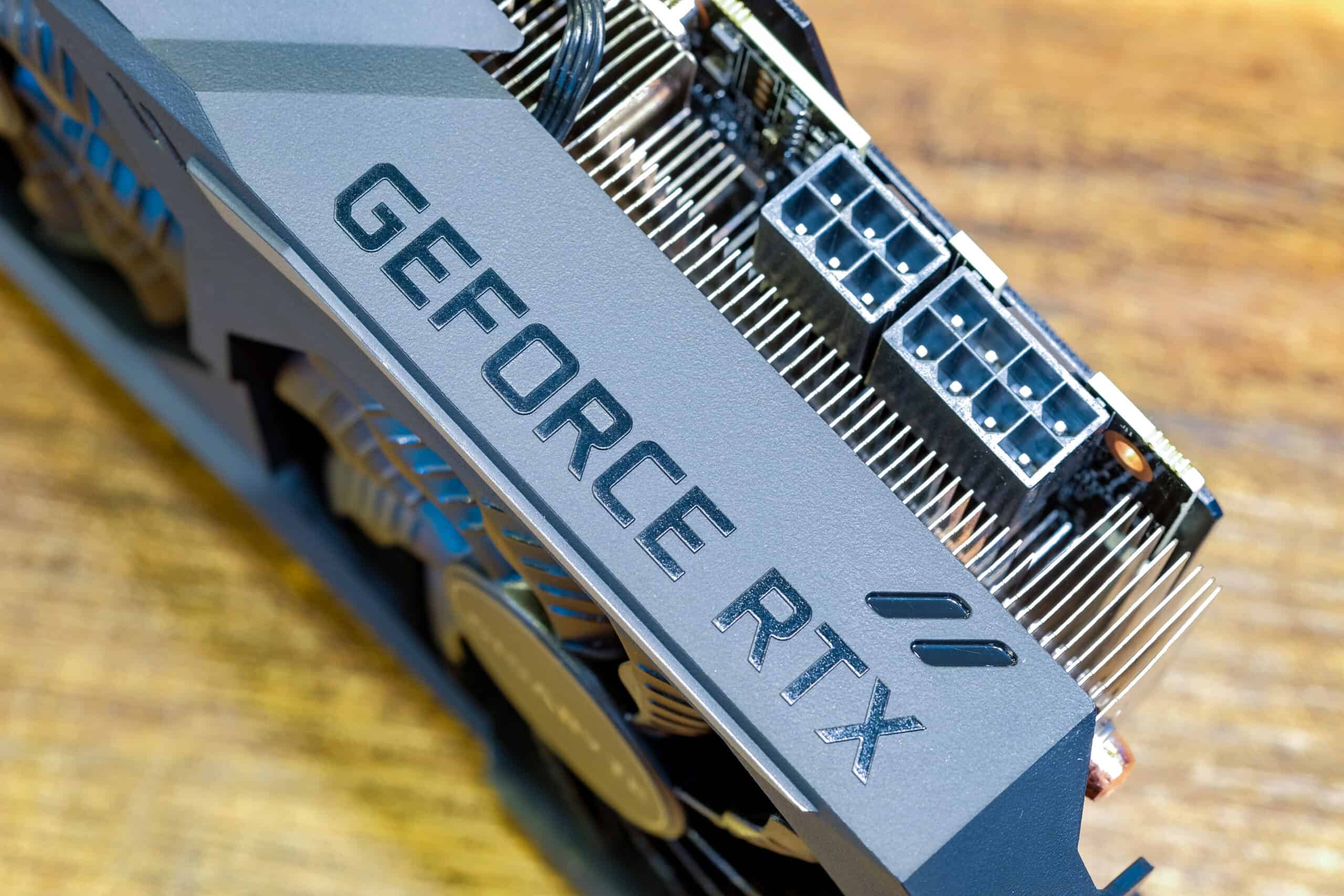 NVIDIA GE Force RTX graphics card