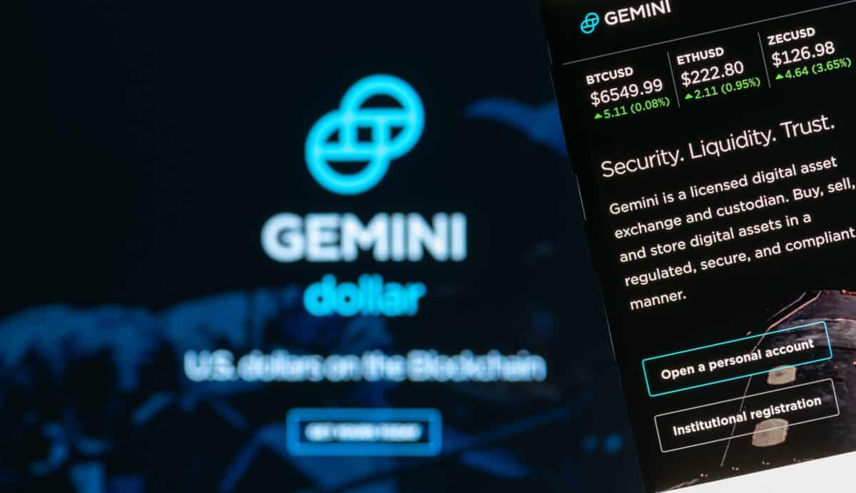Gemini cryptocurrency trading platform
