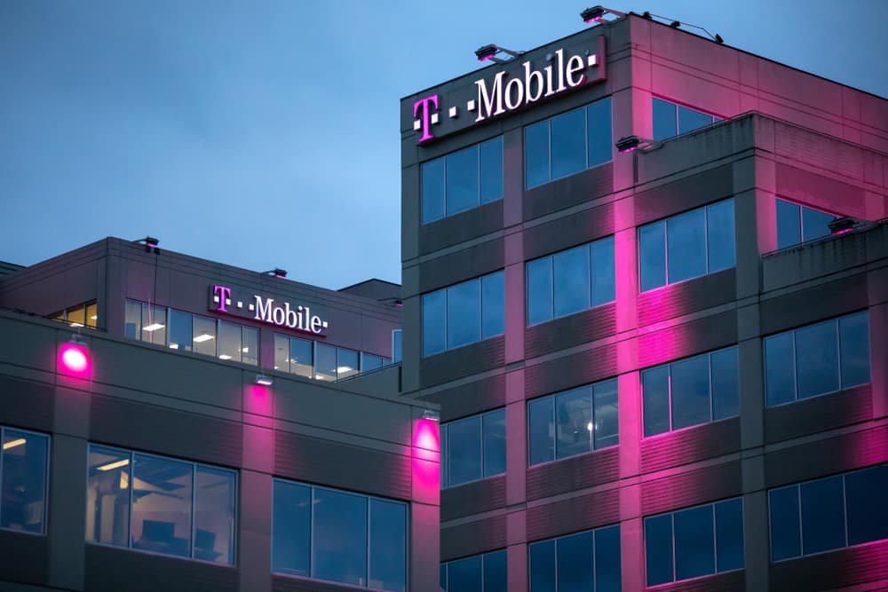 T mobile signage on a building