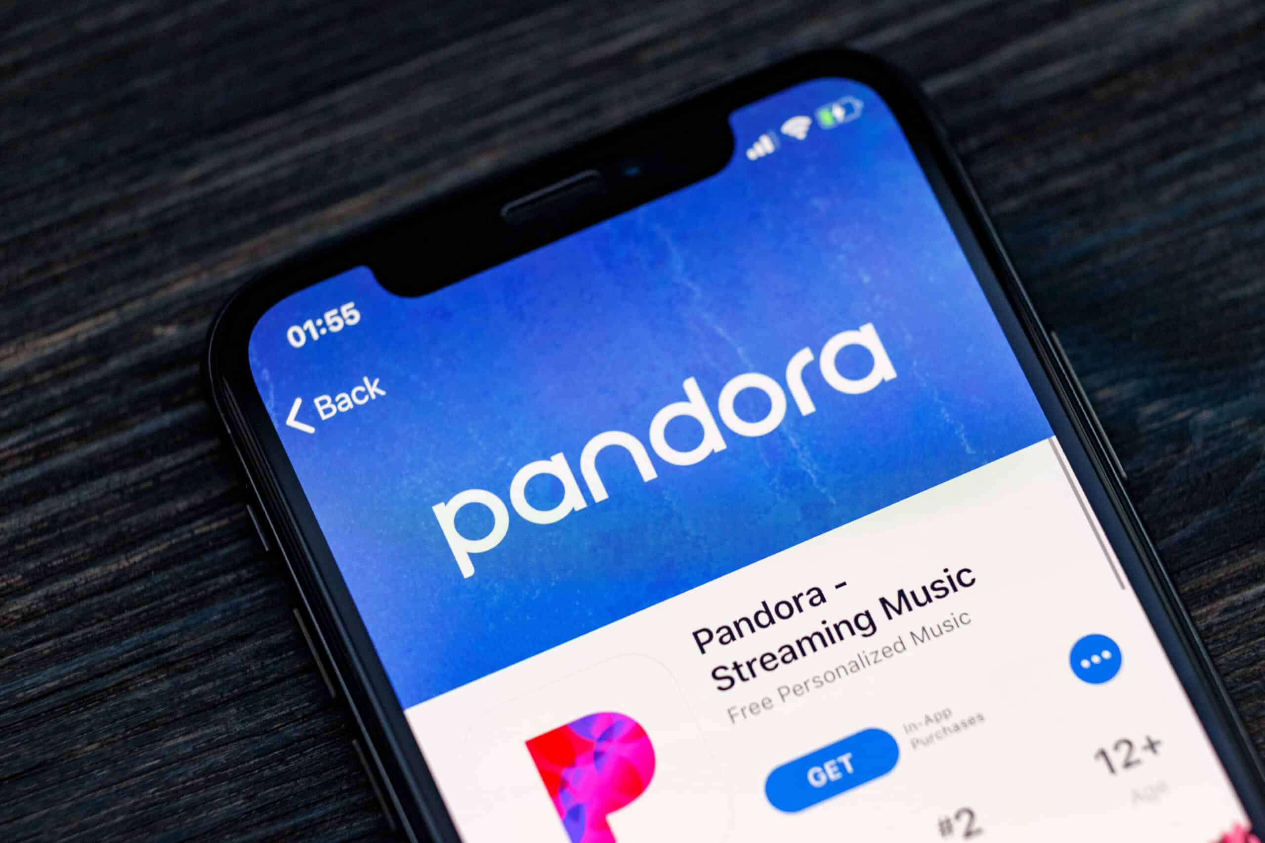 Pandora music streaming service